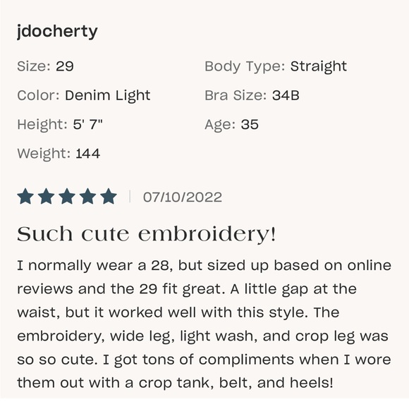 DRIFTWOOD | Floral Embroidered Gaucho Wide Leg Jeans - Picture 9 of 11